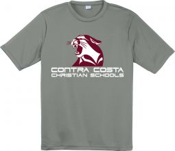 Sport-Tek Youth / Unisex Competitor Tee, Grey Concrete